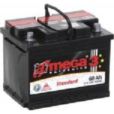 Аккумулятор автомобильный A-MEGA Standart 60Ah 540A 12V «+' справа