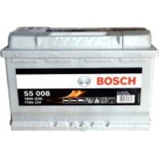 Аккумулятор автомобильный Bosch S5 77Ah 780A 12V «+' справа (0092S50080)