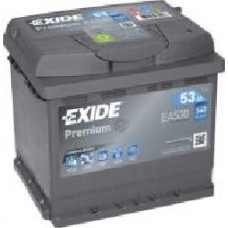 Аккумулятор автомобильный EXIDE Premium EA530 53Ah 540A 12V «+' справа (EA530)