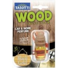 Ароматизатор подвесной Tasotti Wood черное золото 7 мл