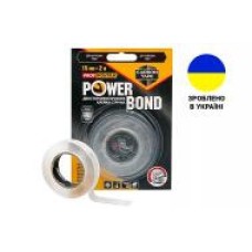 Двухсторонняя монтажная клеющая лента CARBON TAPE POWER BOND PB152 для тяжелых предметов 15 мм 1 мм 2 м прозрачный