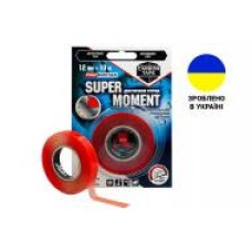 Двухсторонняя монтажная клеющая лента CARBON TAPE SUPER MOMENT SM1210 для мгновенной фиксации 12 мм 0,21 мм 10 м прозрачный