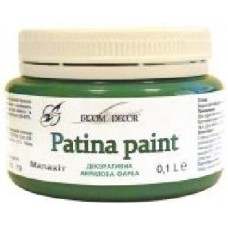 Декоративная краска Ircom Decor Patina paint Малахит 0,1 л