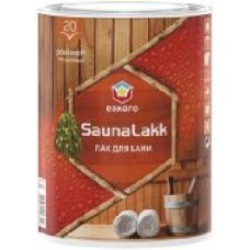 Лак для бани Saunalakk Eskaro полумат 0,95 л