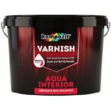 Лак интерьерный Aqua Interior Kompozit шелковистый мат 0,75 л