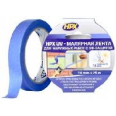 Лента малярная HPX UV для фасадных работ 19 мм x 25 м MU1925