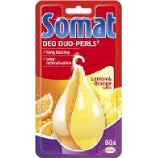 Освежитель для ПММ Somat Deo Duo-Pearls Lemon & Orange 17 г