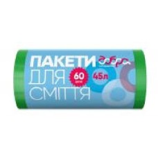 Мешки для бытового мусора Добра господарочка крепкие 45 л 60 шт.