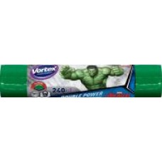 Мешки для бытового мусора Vortex Hulk MAX крепкие 240 л 5 шт.