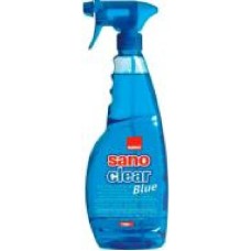 Средство моющее для стекла и зеркал Sano Clear Blue 1л