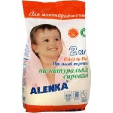 Стиральный порошок для машинной и ручной стирки Alenka для новорожденных 2 кг