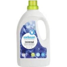 Гель для машинной стирки Sodasan Universal Bright&White для белых и цветных вещей 1,5 л