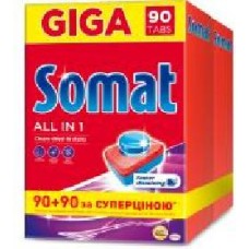 Таблетки для ПММ Somat All in one DUO 90+90 шт.