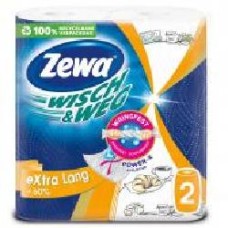 Бумажные полотенца Zewa Wisch Weg Design по 72 отрыва двухслойная 2 шт.