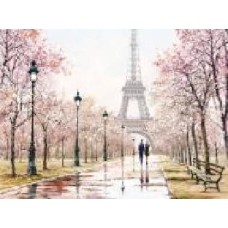 Репродукция Paris in Flowers 113x85 см Styler