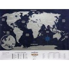 Скретч-карта мира Travel Map Holiday World (англ) (тубус) 1DEA.me