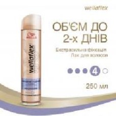 Лак для волос Wella Wellaflex Объем экстрасильная фиксация 250 мл