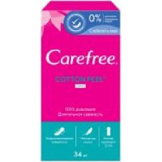 Прокладки ежедневные Carefree with Cotton extract fresh normal 34 шт.