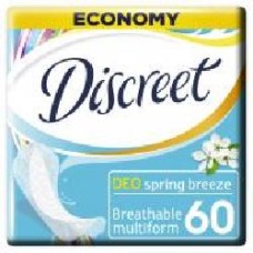 Прокладки ежедневные Discreet Deo Spring Breeze multiform normal 60 шт.