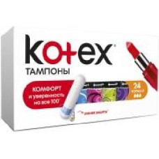 Тампоны гигиенические Kotex Ultra Sorb Silky Cover normal 24 шт.