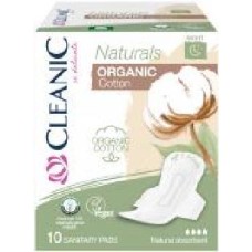 Прокладки гигиенические Cleanic Naturals Organic Cotton Night normal 10 шт.