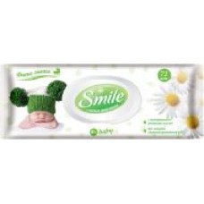 Детские влажные салфетки Smile Фито линия с экстрактом алоэ и ромашки 72 шт.