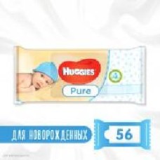 Детские влажные салфетки Huggies Pure 56 шт.