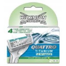 Сменный картридж WILKINSON SWORD Quattro Titanium Sensitive 2 шт.