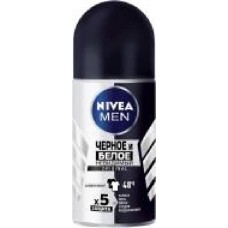 Антиперспирант для мужчин Nivea Невидимий для чорного та білого 50 мл