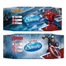 Детские влажные салфетки Smile Marvel 72 шт.