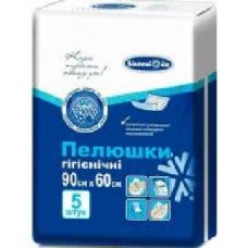 Пеленки одноразовые Білосніжка 5 шт. 60х90 см