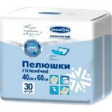 Пеленки одноразовые Білосніжка 30 шт. 40х60 см