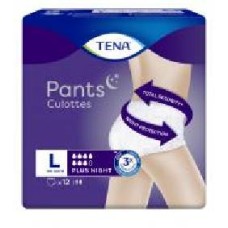 Подгузники-трусики Tena Pants Plus Night размер L 12 шт.