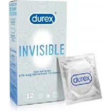 Презервативы Durex Invisible латексные с силиконовой смазкой ультратонкие 12 шт.