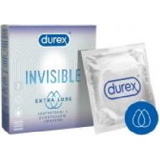 Презервативы Durex Invisible Extra Lube 3 шт.