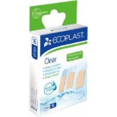 Лейкопластырь ECOPLAST Clear 72х19 мм, 72х25 мм, 72х38 мм нестерильные 19 шт.