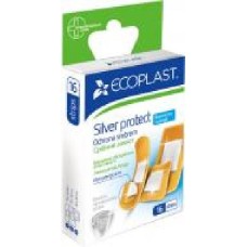 Лейкопластырь ECOPLAST Серебрянная защита нестерильные 16 шт.