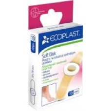 Лейкопластырь ECOPLAST мозольный Soft Disk нестерильные 10 шт.