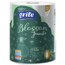 Бумажные полотенца Grite Blossom Jumbo двухслойная 1 шт.