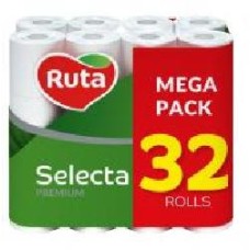 Туалетная бумага Ruta Selecta трехслойная 32 шт.