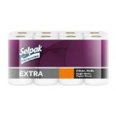 Бумажные полотенца Selpak Professional Extra двухслойная 8 шт.