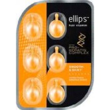 Масло Ellips PRO-KERATIN COMPLEX Smooth & Silky для восстановления светлых волос 6 мл