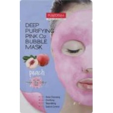 Маска-пенка Purederm Deep Purifying Pink O2 Bubble Mask Peach 25 мл 1 шт.