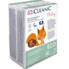 Пеленки одноразовые Cleanic ECO Baby 5 шт. 60х60 см белый