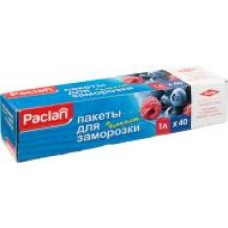 Пакеты Paclan для заморозки 1 л 40 шт.