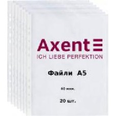 Файлы 2005-00-A А5, прозрачный, глянцевый, 40 мкм., 100 шт. Axent