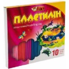 Пластилин 52114-ТК 10 цветов Тікі