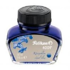 Чернила 4001 30 мл Royal Blue синий стираемый королевский синий 301010 Pelikan