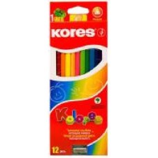 Карандаши цветные K93312, 12 шт. Kores