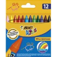 Карандаши восковые BWax Crayons BIC